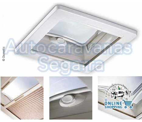 CLARABOYA DOMETIC MINI HEKI STYLE 40X40 - Autocaravanes Segarra