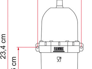 Vaso de expansión Fiamma A20 - Accesorios Camping