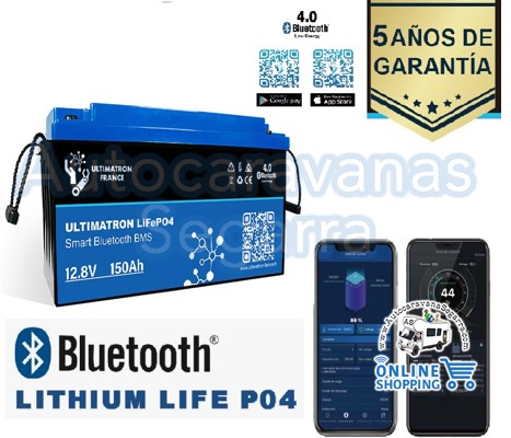 BATERIA LITIO 150 AH ULTIMATRON ACBUR – Autocaravanas Burgos