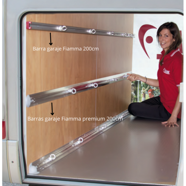 BARRAS GARAJE FIAMMA 200cm - Imagen 5